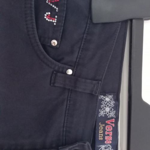 Verse Jeans women's pants size M 38 10, blue black