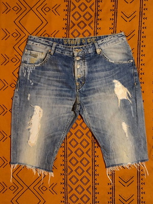 Denim Bermuda Staff & Co like new, size XXL, blue