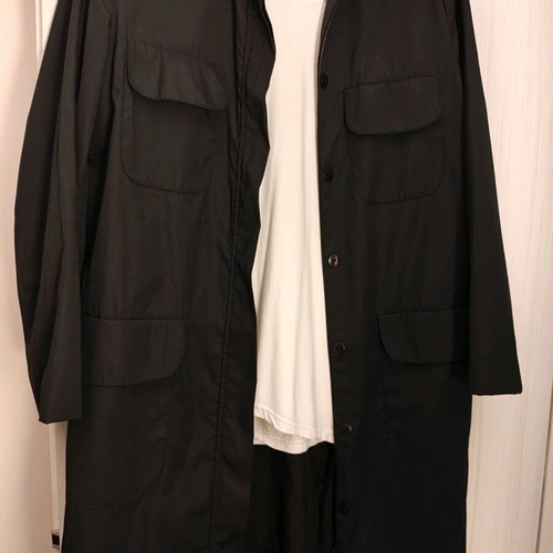 Black trench coat like new size L