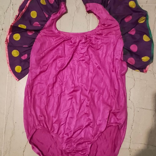 Dance performance costume used, skirt with tutu and bodysuit