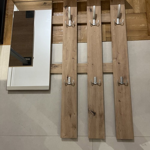 Entrance furniture with shoe rack and mirror, like new