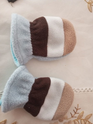 Baby gloves used