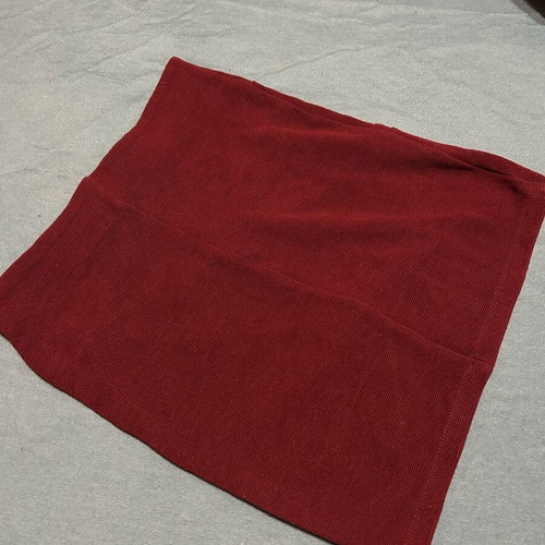Mini skirt like new, red, size S