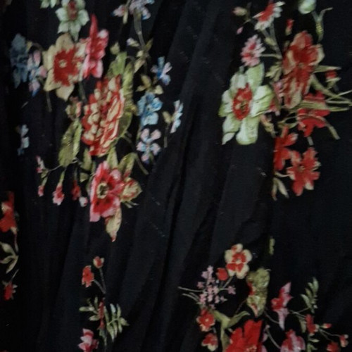 Dress midi floral pattern like new, size XL fitting medium