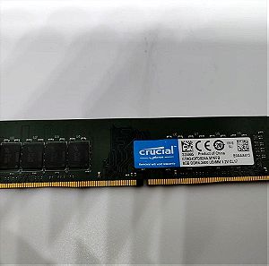 Μνημη Crucial 8GB - DDR4- 2400MHZ