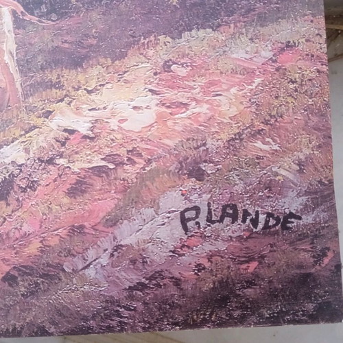 Handmade landscape canvas used with Centaur painting gift