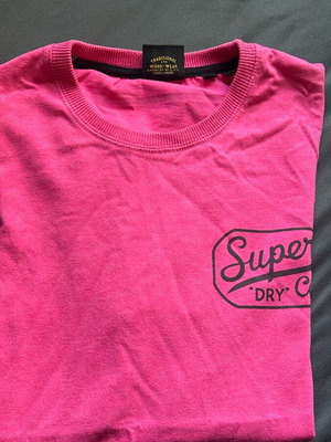 Superdry T-shirt M pink like new