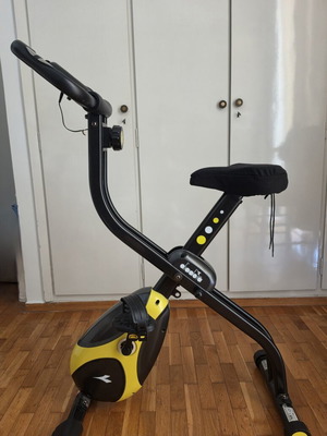 Ποδήλατο γυμναστικής Diadora πτυσσόμενο σαν καινούργιο, μαγνητικό, με μέτρηση καρδιακών παλμών