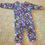 Παιδικός ολόσωμος υπνόσακος Mothercare μεταχειρισμένος με σχέδια λουλούδια 6-7 ετών