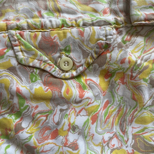 Vintage swim shorts used, multicolor, 50s-60s style