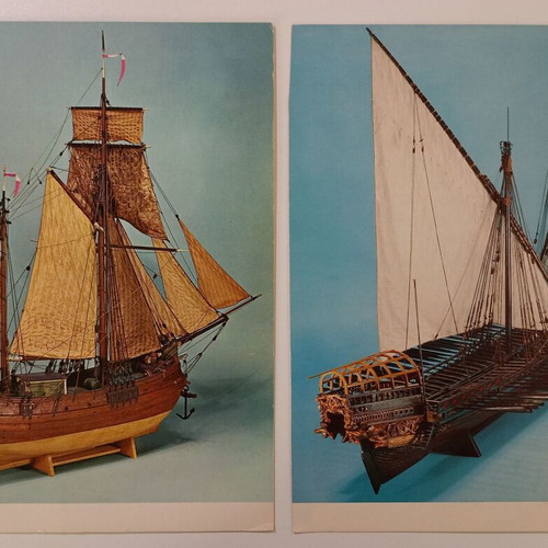 Pharmaceutical company cards used, 6 pieces with Glifanan drug and ships