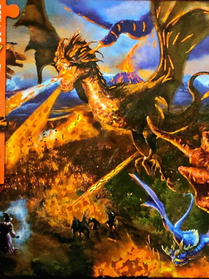 Hinkler Children's Puzzle 100 Pieces New, Fiery Dragons