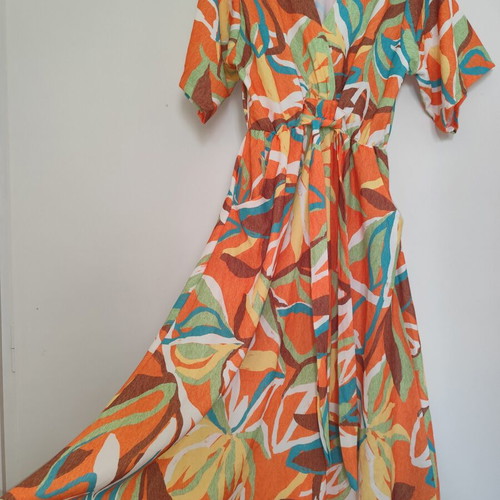 Colorful dress XXL used, excellent condition