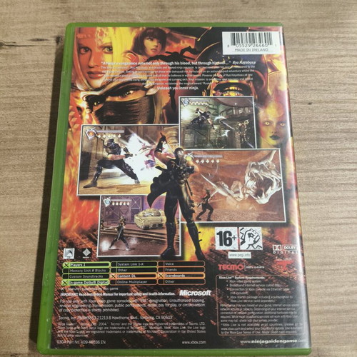 Ninja Gaiden Xbox used, English version, complete