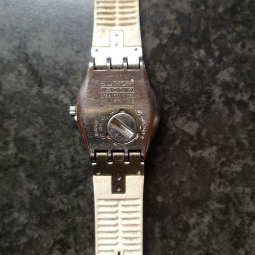 Swatch Irony Vintage γυναικείο ρολόι μεταχειρισμένο, quartz, λευκό-ασημί