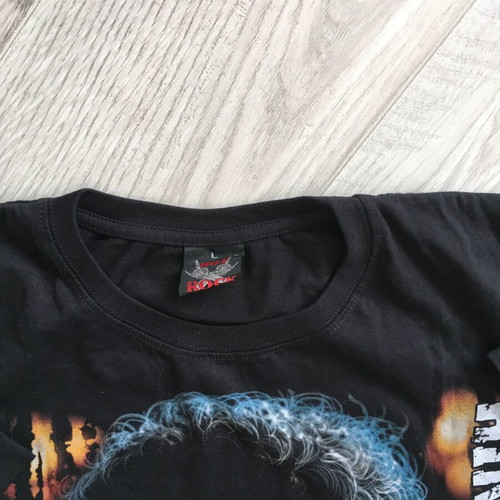 Vintage Rock Yeah Michael Jackson King of Pop T-shirt L used, black