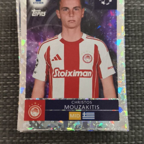 Topps Champions League 2025/2026 No288 1st sticker Mouzakitis like new