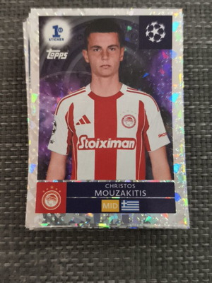 Topps Champions League 2025/2026 No288 1st sticker Mouzakitis like new