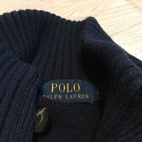 Ralph Lauren knitted button-up sweater size L men's