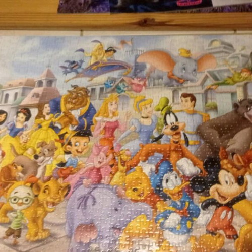 Puzzle like new, completed first, second and third