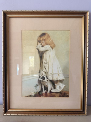 Charles Burton Barber In Disgrace Vintage Art Print Used