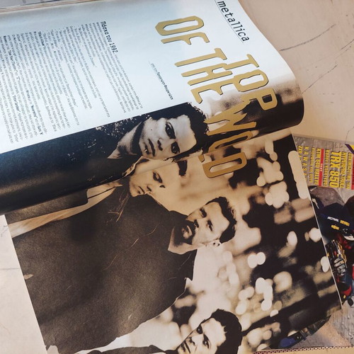 Vintage magazines from the '90s used, rock, metal, pop culture