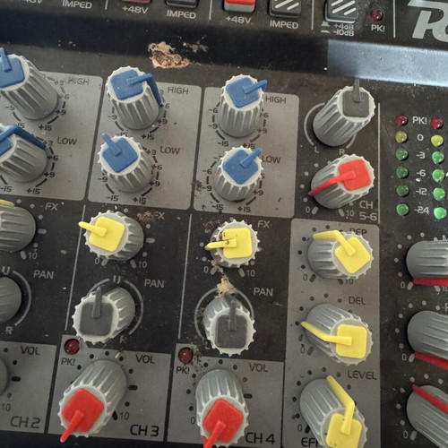 Power Dynamics PDM-Y601 Audio Mixer 6 Channels like new with Bluetooth