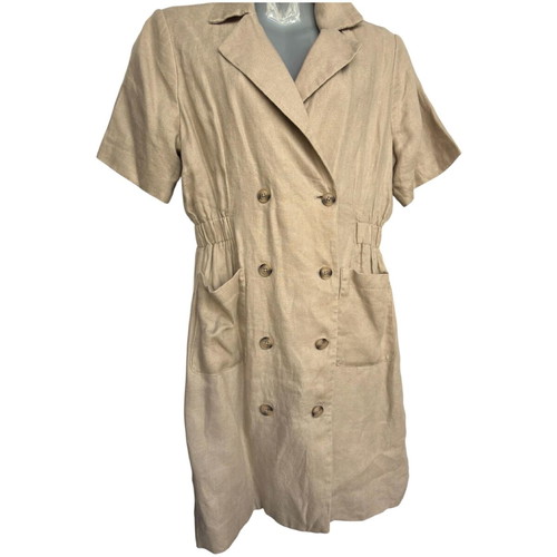 Rouge Vila linen dress M like new, beige