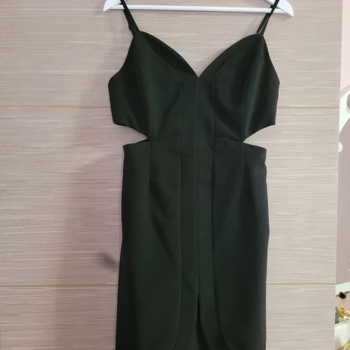 Mind Matter women's mini dress with side cutouts, like new, black, size M