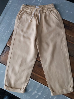 Zara chinos από λινό μείγμα σαν καινούργια, μέγεθος 98 εκ.
