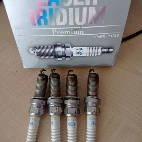 Ngk spark plugs set for Yaris 2014 1NR-FE like new