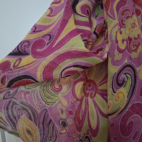 Pareo scarves like new, set of three colorful accessories