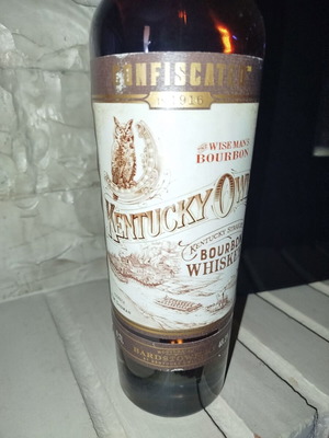 Kentucky Owl Confiscated Bourbon Whiskey sealed
