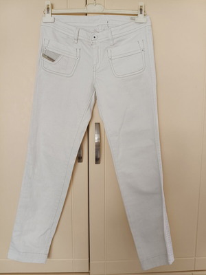 Diesel Kinkey women's white jeans