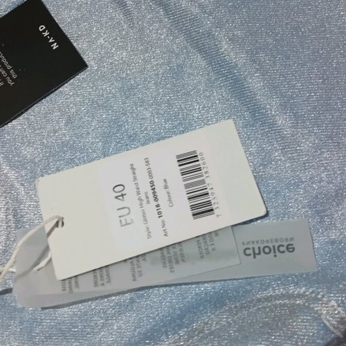 Jeans with shine new, blue, size large