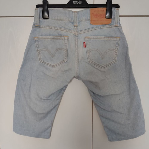Levi's jean bermuda shorts used, low waist, denim shorts