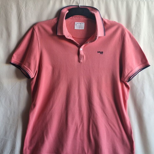 Schott NYC XXL Pearl Snap Pique Polo Shirt like new, dusty pink