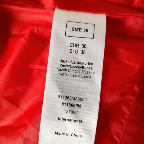 Orsay women's red jacket like new, size S