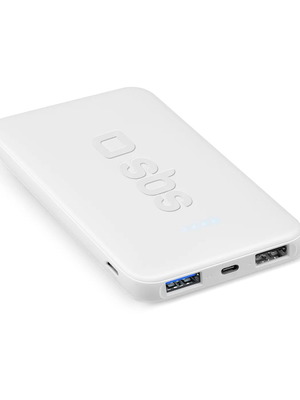 SBS Power Bank new model, 10W, 5000mAh, Type C, 2x USB A