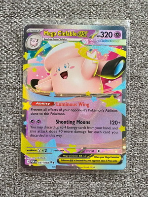 Mega Clefable EX card new, perfect order 031/088