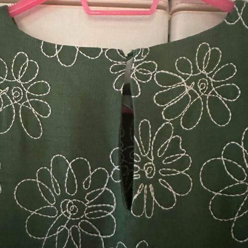 Zara green short dress like new, size M
