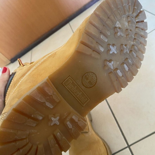 Timberland women's hiking boots like new, orange, size 37.5