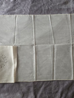 Printed canvas set of 3 pieces new on fabric