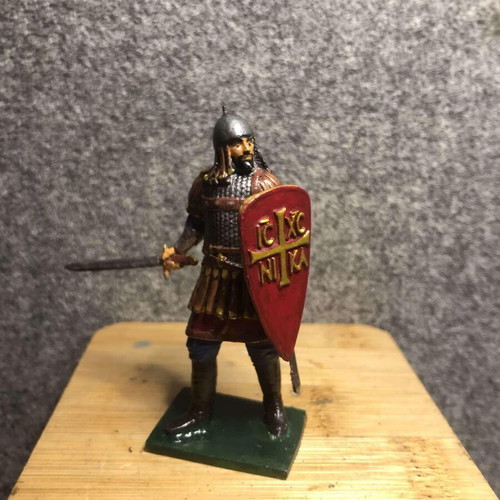 Lead Byzantine Officer Figurine 10th-11th Century 75mm new