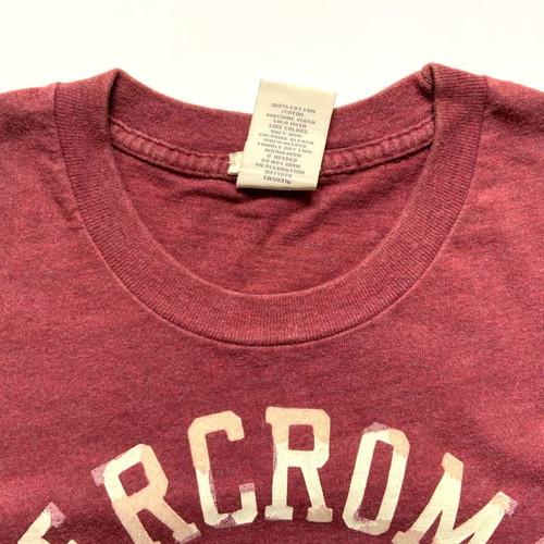 Abercrombie & Fitch Men's Muscle Fit T-shirt New Size S Red