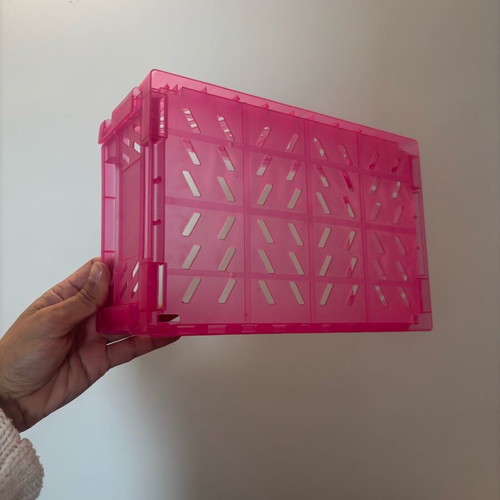 Storage box pink, like new