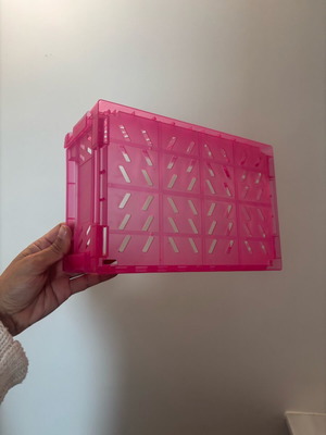 Storage box pink, like new