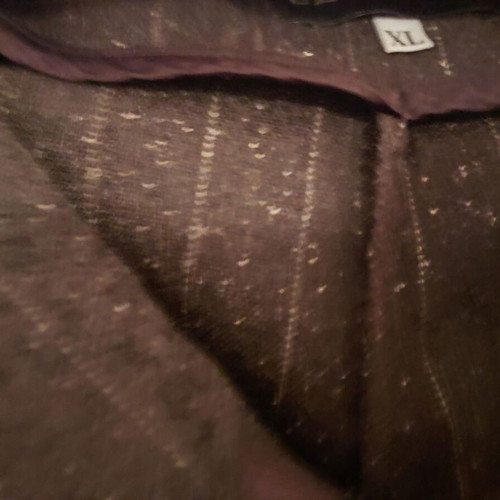 Women's brown wool suit like new, jacket L, trousers XL