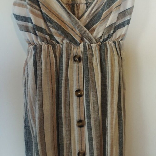 Linen dress short one size like new, made in Italy