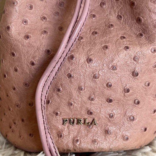 Furla crossbody bag used, pink